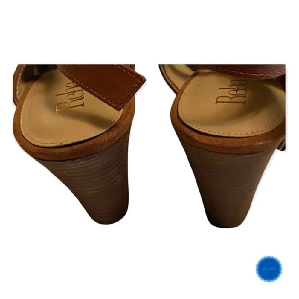 REBA Brown Wedge Platform